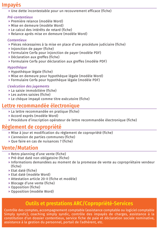 La clé du syndic bénévole UNARC