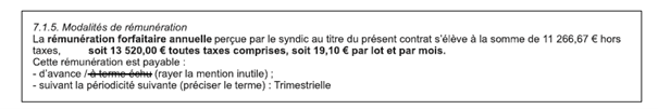 Le contrat de syndic de LOISELET & DAIGREMONT :  le détail qui fait toute la méfiance