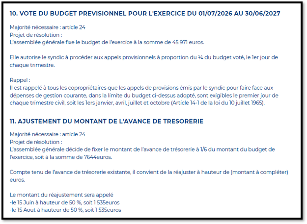 Attention aux ajustements du budget prévisionnel et à leurs conséquences :le cas FONCIA