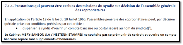 Le contrat-type du cabinet NESTENN Etampes qui pique les yeux