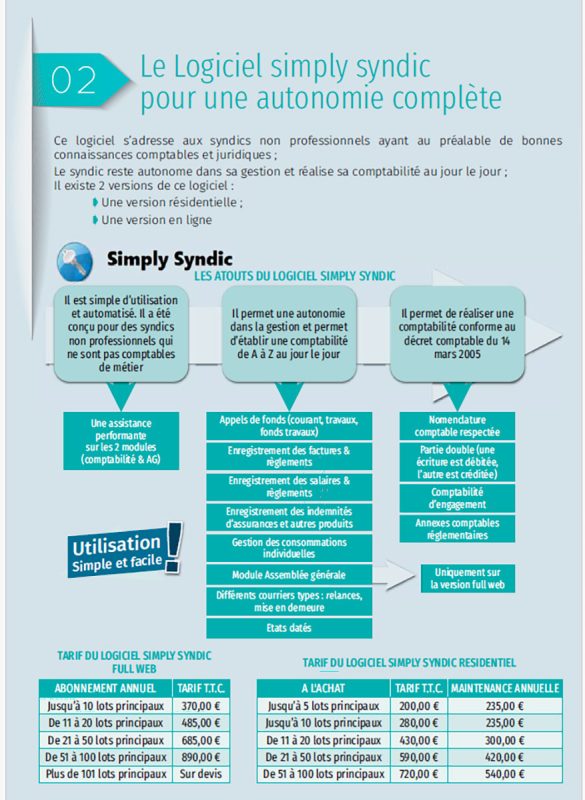 Pour une autonomie complète : le logiciel Simply Syndic